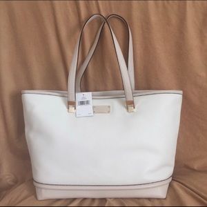 New Kate Spade Oliver Street Tauren Tote Cream